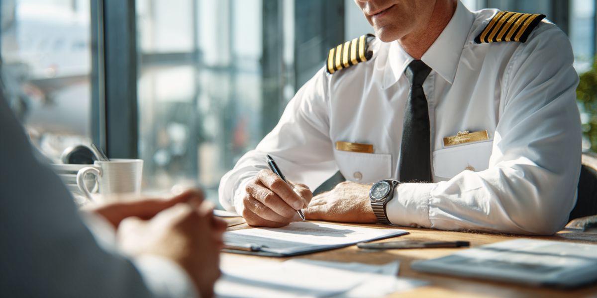 Can Therapy Affect a Pilot’s Medical Certificate? A pilot in a meeting with the medical board
